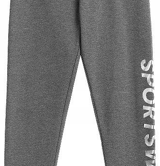 Legginsy średni szary melanż JLEG002 