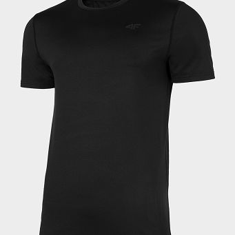 T-shirt funkcyjny 4F głęboka czerń TSMF351 H4Z22