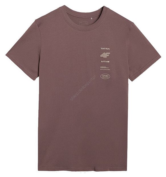 Tshirt ciemny brązowy M2402