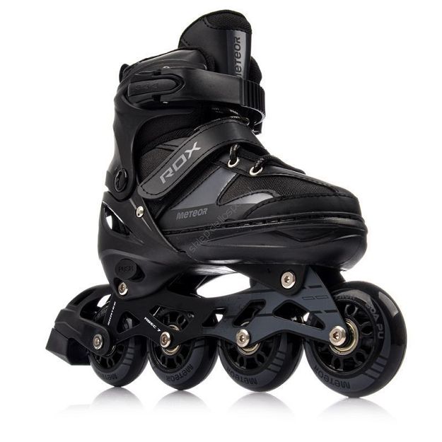 Rolki 30-33 Meteor Rox czarne 22345