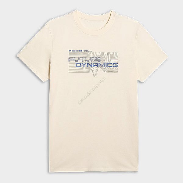 Tshirt złamana biel M2963
