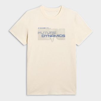 Tshirt złamana biel M2963