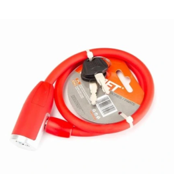 Zamknięcie spiralne 10x65 klucz/czerwone  84356