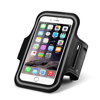 Opaska etui do biegania na ramię 4.7" czarna