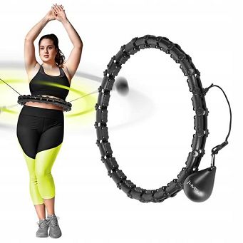 Zestaw hula hop z wypust. i obc. HHW11 black