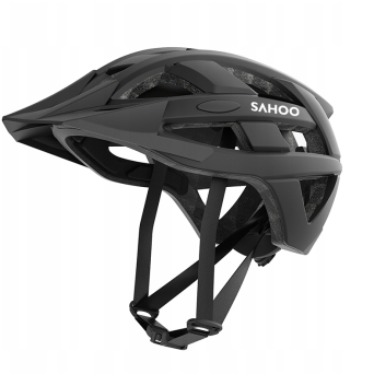 Kask rowerowy czarny L