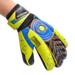 Rękawice bramkarskie 8 Meteor Defence żółty 03830 - 4