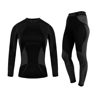Bielizna termo Alpinus Active czar/szar GT43253