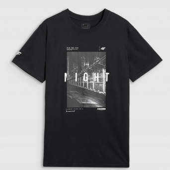 Tshirt głęboka czerń M3121
