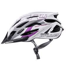Kask L (58-61)  Meteor GRUVER white/grey/eggplant - 2