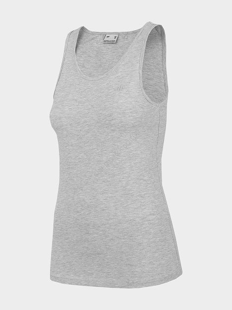 T-shirt chłodny jasny szary melanż TSD351
