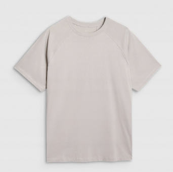 Tshirt chłodny jasny szary M2360