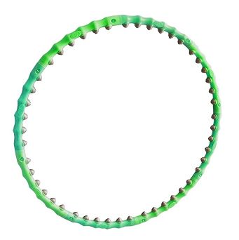 Hula Hoop z masażem Allright Green FE05011