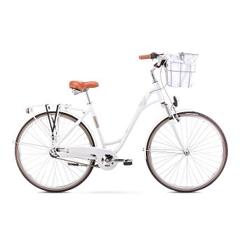 Rower 28" Romet Art Deco Eco biały 20 L 