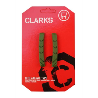 Wkładki hamulcowe Clark's CP503 70mm MTB V-brake zielone