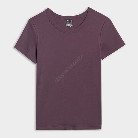 Tshirt ciemny fiolet F2337
