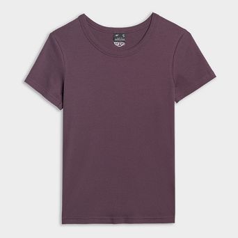 Tshirt ciemny fiolet F2337