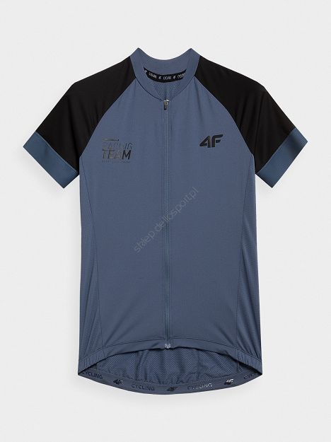 T-shirt rowerowy niebieski RKM002 H4L21