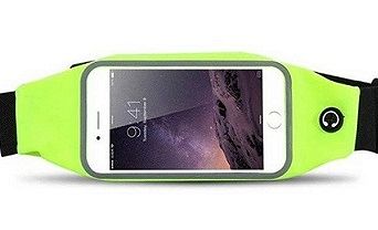 Saszetka nerka na telefon 5.5" zielona