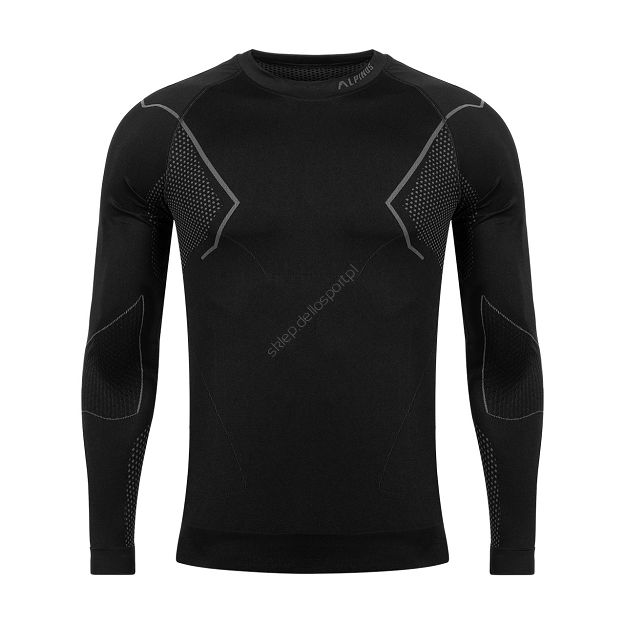 Bluza termo męska Alpinus Activ base cza-sza
