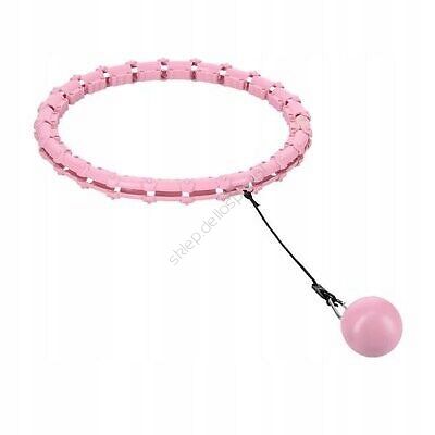 Hula hop light z wypust. i obc. HHW02 pink HMS