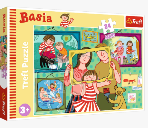 Puzzle Trefl 24 maxi Basia i jej dzień