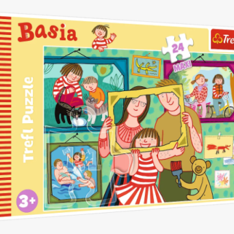 Puzzle Trefl 24 maxi Basia i jej dzień