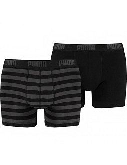 Bokserki Puma Stripe Boxer 2P czarne 907433