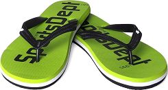 Klapki męskie 4F zielony neon KLM006 H4L20 - 2