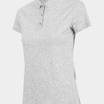 T-shirt 4F chłodny jasny szary melanż TSD356 H4Z22