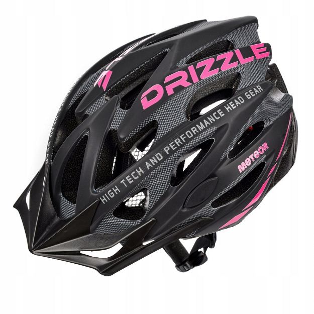 Kask L (58-61) Meteor MV29 DRIZZLE black/pink 