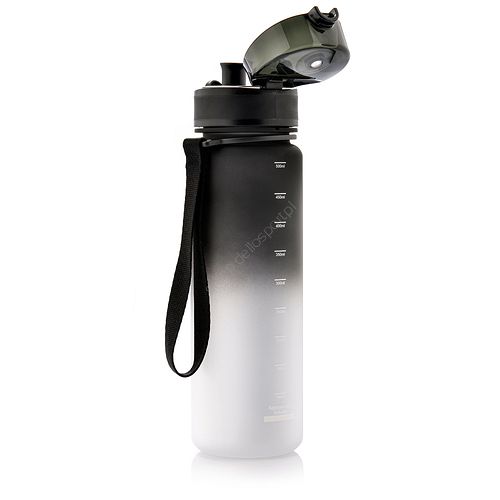 Bidon 500ml sportowy Meteor czarny/biały 10108