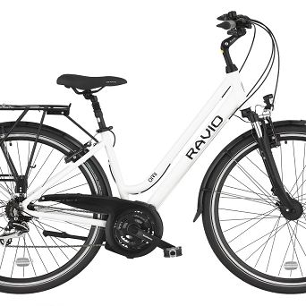 Rower 28" Ravio Omi alu biały mat D 19"