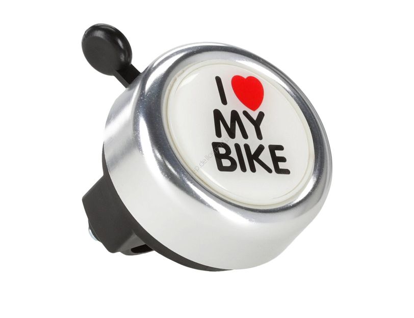 Dzwonek I Love MyBike II alu/plastik