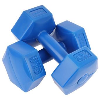 Zestaw hantli 2x2kg kompozytowe 1027029