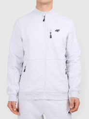 Bluza chłodny jasny szary melanż M2547 - 2