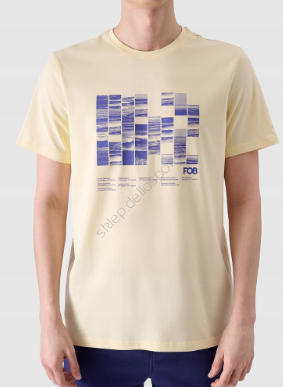 Tshirt jasny żółty M2107