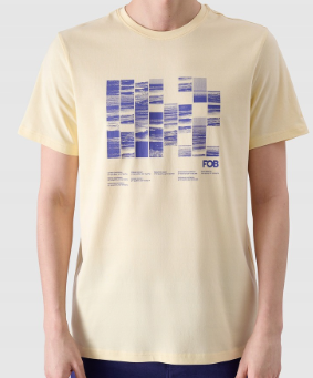 Tshirt jasny żółty M2107