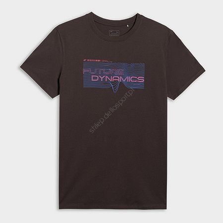 Tshirt ciemny brązowy M2963