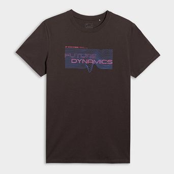 Tshirt ciemny brązowy M2963