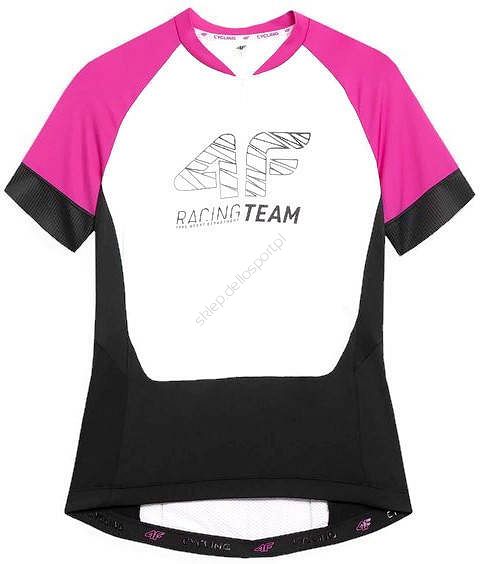 T-shirt rowerowy fuksja RKD002 H4L21