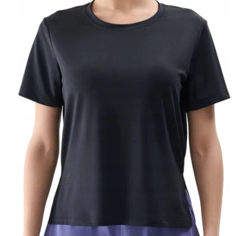 Tshirt fnk głęboka czerń F1236 