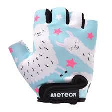 Rękawiczki M rowerowe Meteor Kids Alpacas 17394