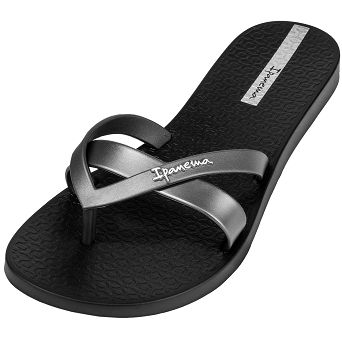 Klapki Ipanema Kirei Fem Black/Silver