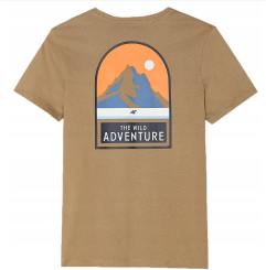 Tshirt brąz M1131 - 2
