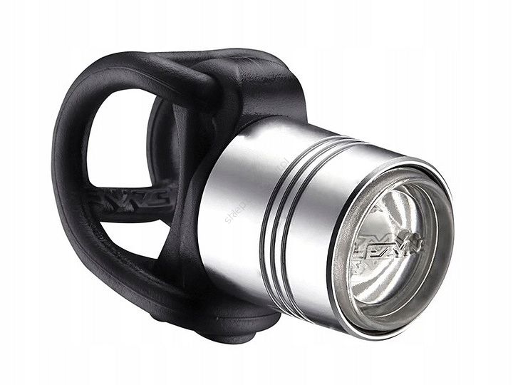 Lampka przednia 15 lumenów srebna