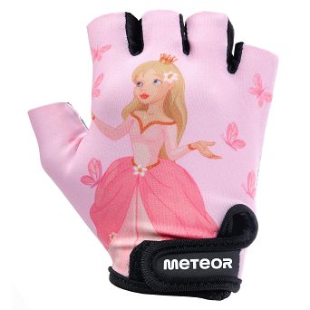 Rękawiczki S rowerowe Meteor Kids Princess 23378