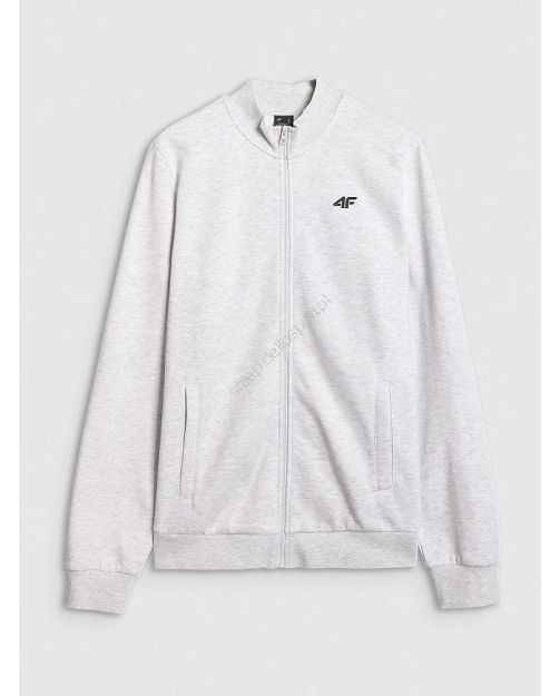 Bluza chłodny jasny szary melanż M1463