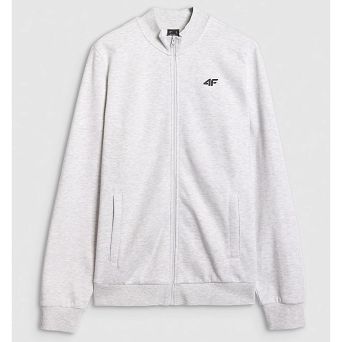Bluza chłodny jasny szary melanż M1463