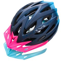 Kask L (58-61)  Meteor MARVEN granat/niebieski  - 4